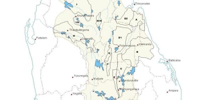 Карта на тенкови во Шри Ланка
