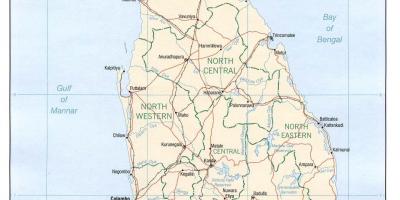 Шри Ланка gps мапата онлајн
