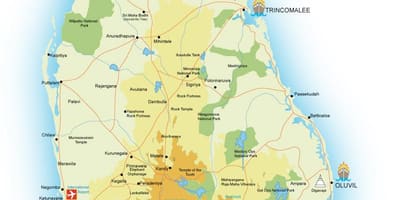 Карта на id канцеларија Шри Ланка