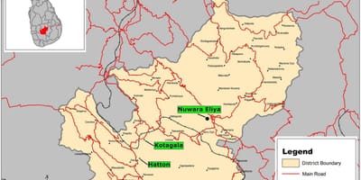 Карта на riverston Шри Ланка